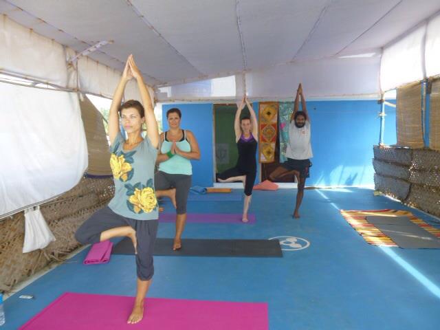 Yoga in India with Manoj